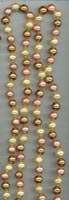 Muschelkernperlenkette-creme/rose 120cm
