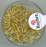 Ringerl 7mm, 60 Stck, gold