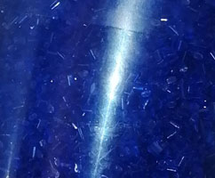 Creativ - Granulat dunkelblau,Schmelzolan,  200 gramm Dose